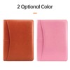 Zippered Padfolio A4 PU Leather Portfolio Organizer with Calculator for