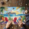 Beach Puzzles for Adults 1000 Piece, Rainbow Beach Lounge Chair