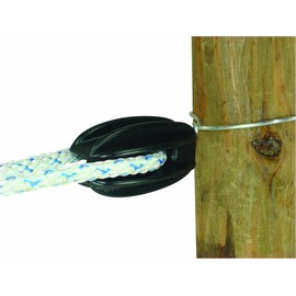 Field Guardian Heavy Duty Tie-On Corner/End Polyrope, Black