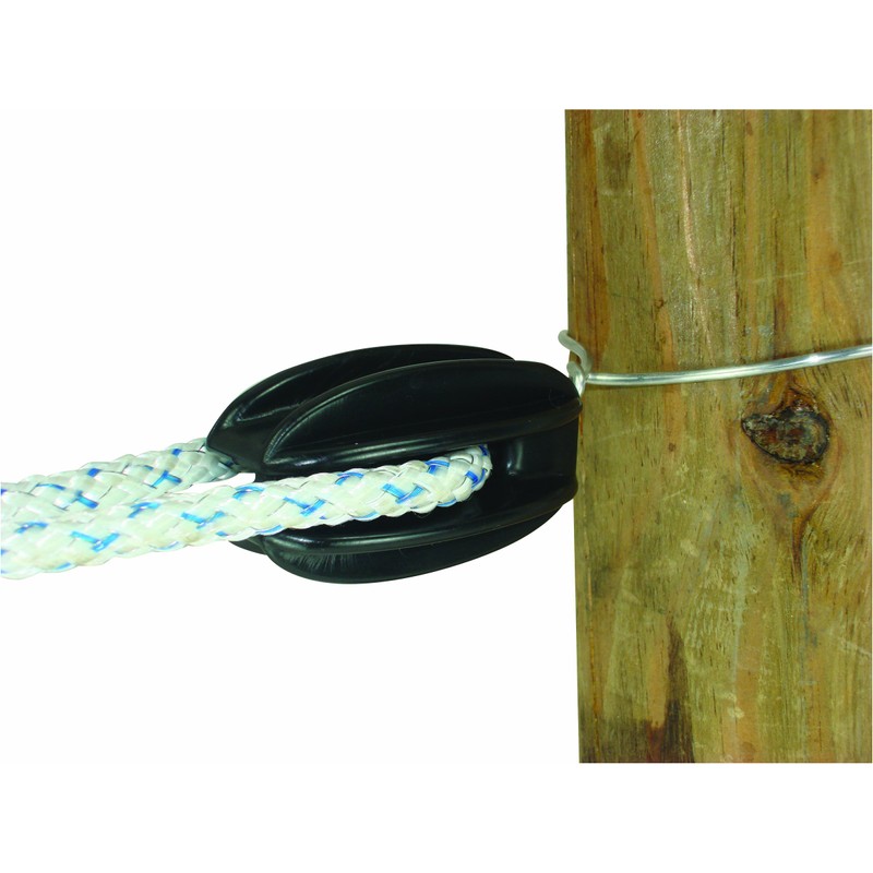 Field Guardian Heavy Duty Tie-On Corner/End Polyrope, Black