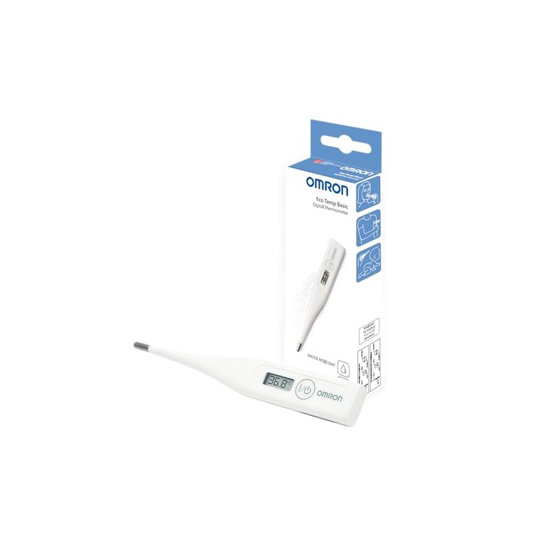 OMRON Eco Temp Basic MC-246-E4 – Termómetro Digital para Bebés
