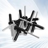3/16" x 1/4" Aluminum Blind Rivets Black, 4.8mm x 6mm
