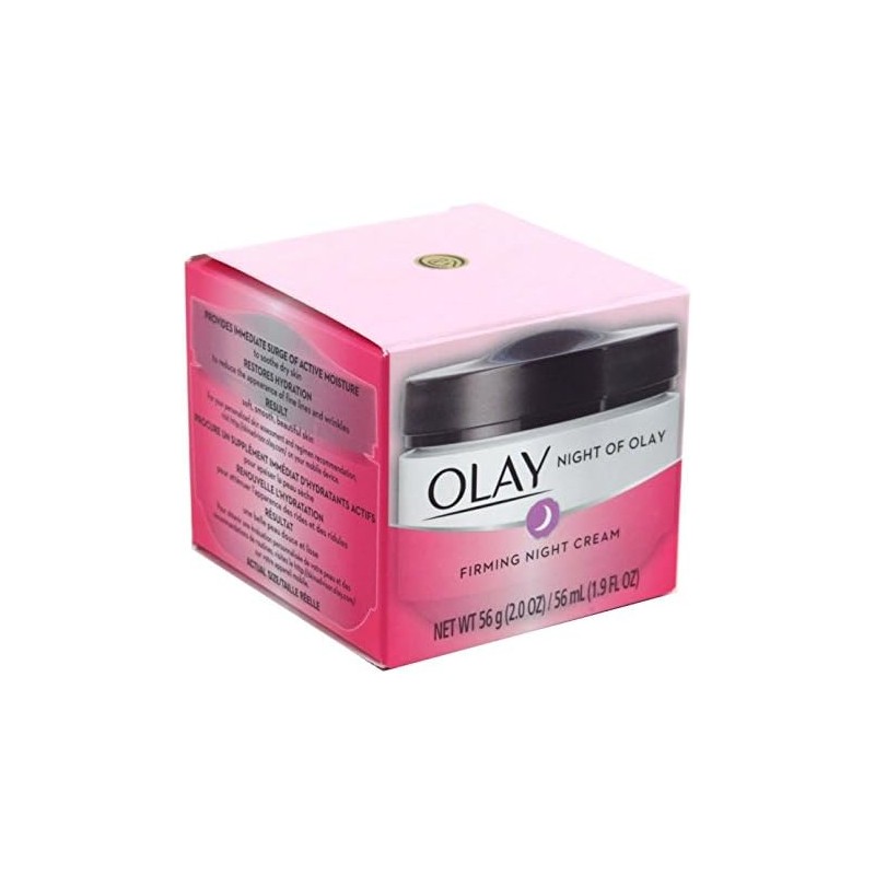 OLAY Night of OLAY Crema reafirmante 2 oz, Pacquete 6