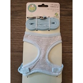 Kitty City Cat Leash & Harness Set (Up To 4 Lbs.) & Collar (8"-12")