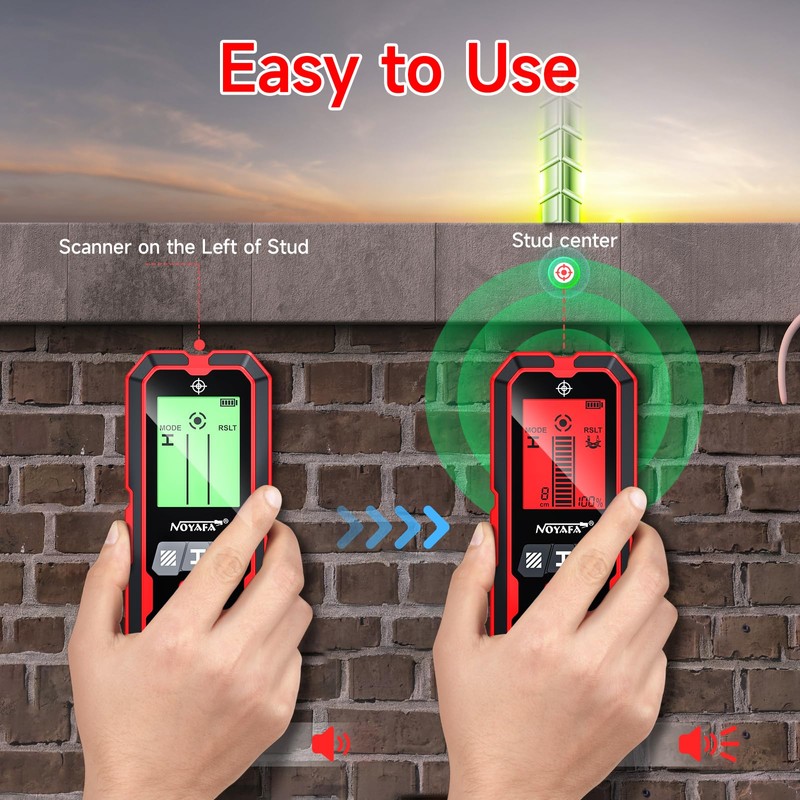 NOYAFA Stud Finder Wall Scanner Detector, Electronic Wall Wood Metal