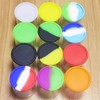 KUVIS 15ml Silicone Glass Wax Containers Airtight with Silicone Lid