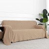 MYSKY HOME Couch Cover Sand Sofa Covers for 2 Cushion