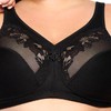 Glamorise Women's Minimiser Bra, black