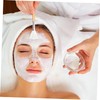 Ipetboom 10PCS Transparent Glass Facial Mask Mixing Bowls DIY Modulating