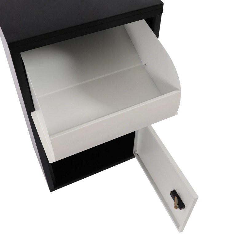 Unbranded Wall Mount Locking Drop Box Steel Mailbox for Rent