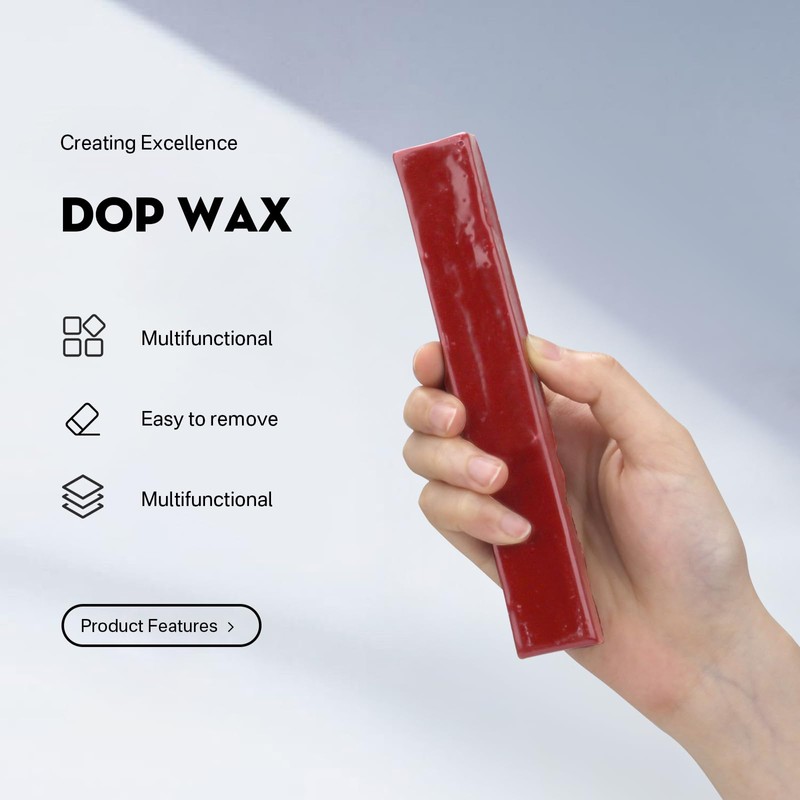 Sthovd Red DOP Wax Fit for Lapidary Cabachon Forming Cutting