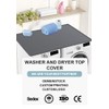 Silicone Washing Machine Drain Pan, 54"x27.5" 0.79" Raised Edge Mat,