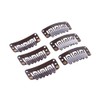 20 Pieces Hair Extensions Clips 32mm U-Shape Snap Clips with