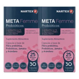 Probióticos Mujeres 25 Billones Ufc Meta Femme 30 Caps 2pack                                                                                          