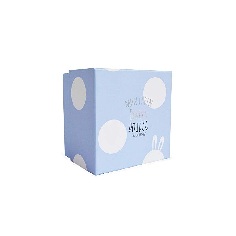 Doudou et Compagnie Bonbon Rabbit Soft Toy 16 cm Blue