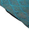 Sojanya (Since 1958, Jacquard Silk Kurta para hombre, Azul verde