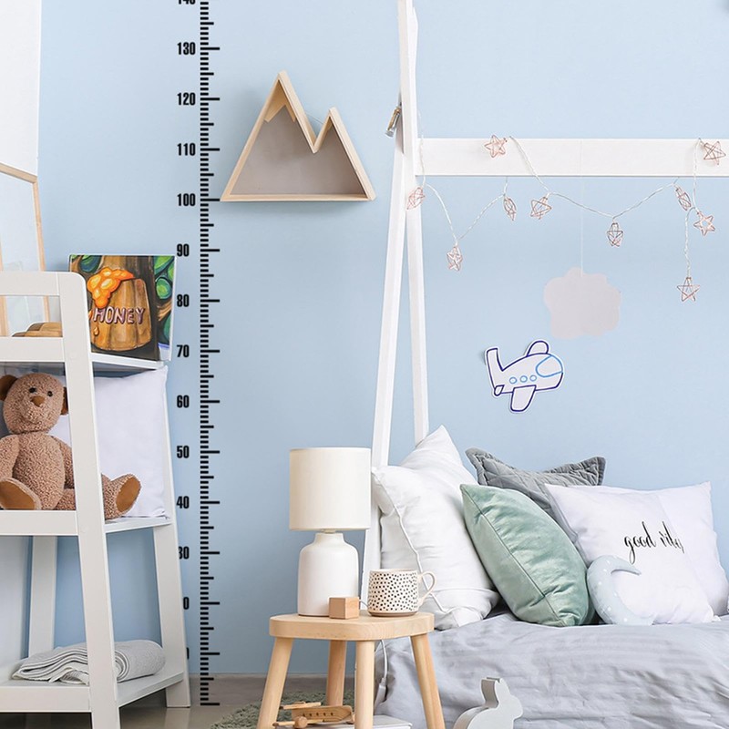 Kids Height Chart Wall Sticker | Measurement Ruler Height Decal,Portable