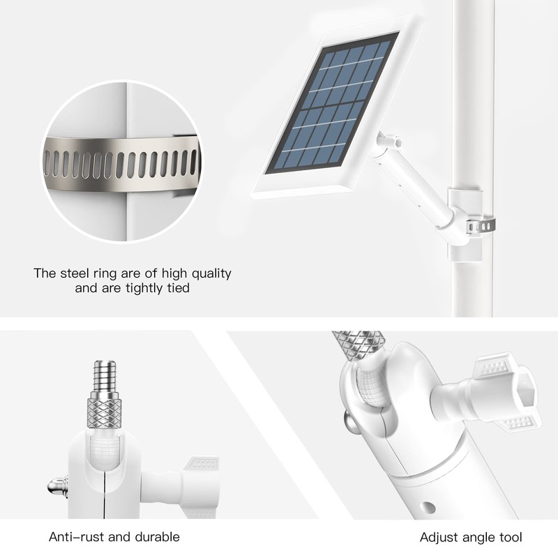 HOLACA Solar Panel Pole Mount - Compatible with Rin-g, Arl-o,