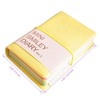 TEHAUX Pu Leather Notebook with 75 * 125mm Yellow Notebook