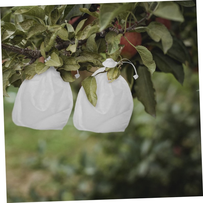 BESPORTBLE 100pcs Eco-Friendly Biodegradable Plant Grow Bags Fruit Mesh Bags