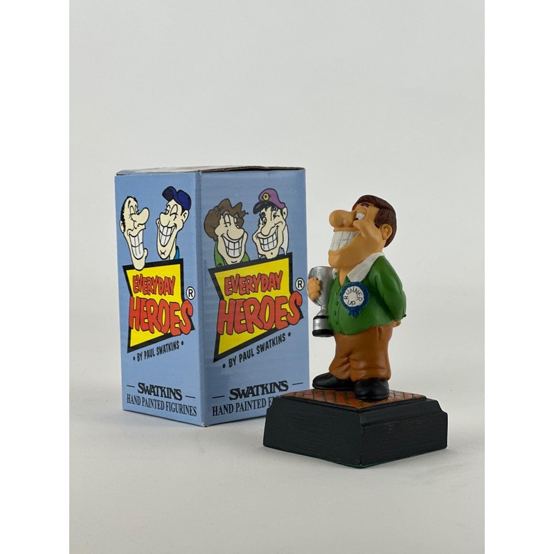 SilverTrophy: Runner-Up Trophy Figurine 2nd Place, First Loser, Second, Silver