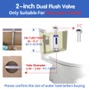 Ulinlo Pouly 2-Inch Dual Flush Valve Repair Kit for One