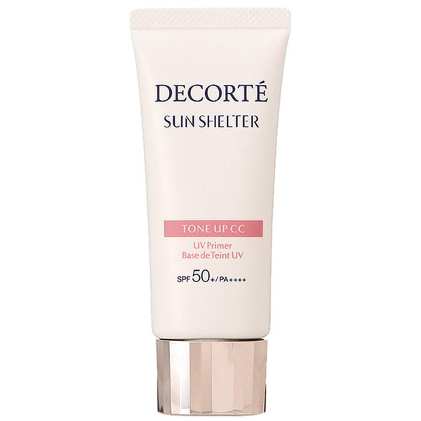 Kose Cosmetics Decorte COSME DECORTE Sun Shelter, Tone Up CC SPF 50+/PA+++++, 1.2 oz (35 g), 01 Light Beige (Stock)