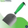 ToolSpace Precision plastering trowel made of stainless steel with rubberised
