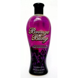 CALIFORNIA TAN "BRONZE BLING" TRIPLE-ACTION BRONZER w/ANTI-AGING 13Z STEP 1- NEW