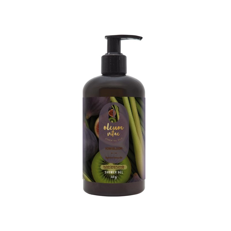 Jabón Líquido Oleum Vitae Kiwi Bloom Shower Gel, 360 G