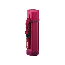 HEXAR Doshisha Stainless Steel Bottle, 23.6 fl oz (600 ml), Rose Red,
