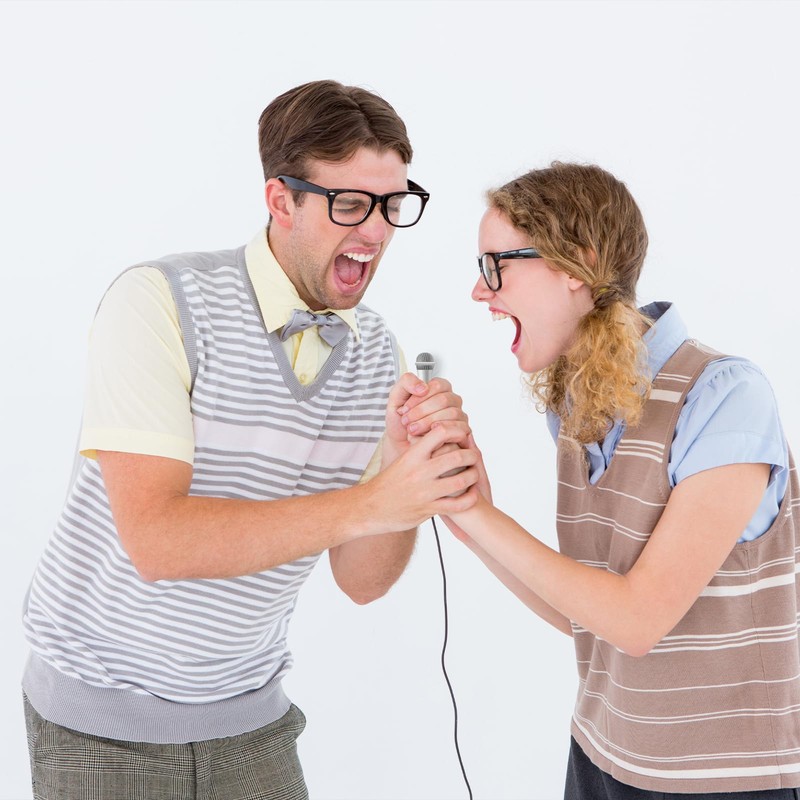 TEAONE Small Microphones, 2 PCS Mini Portable Vocal/Instrument Microphones for