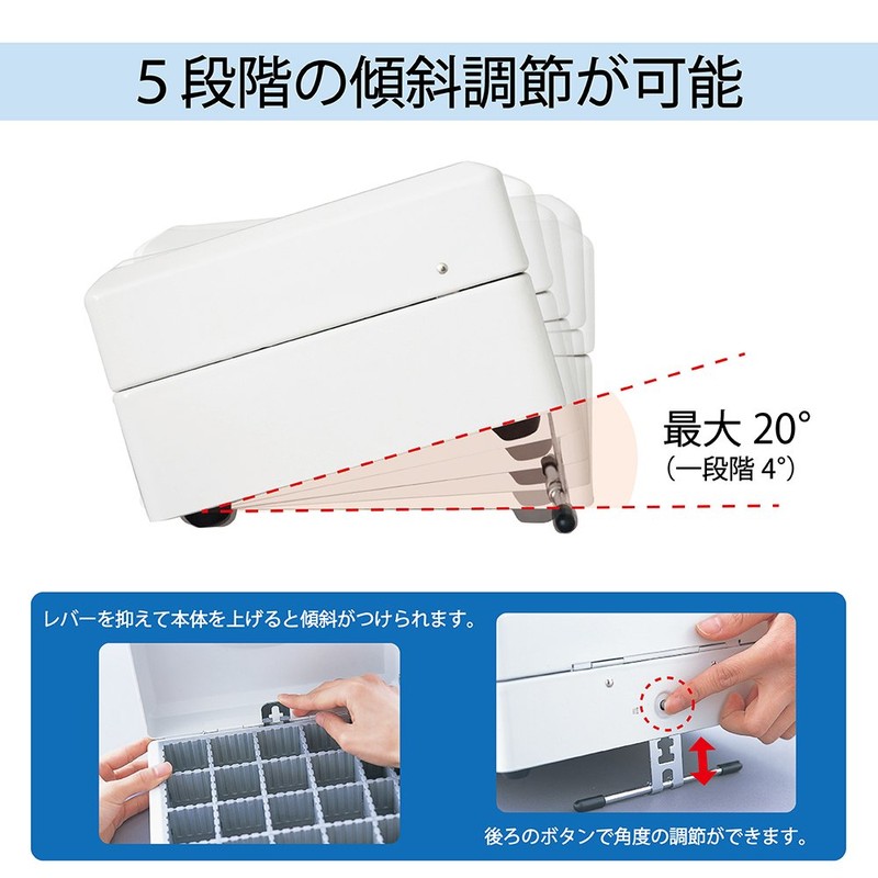 カール事務器 印鑑ケース スチール印箱 小 科目印収納数45個 SB-7002