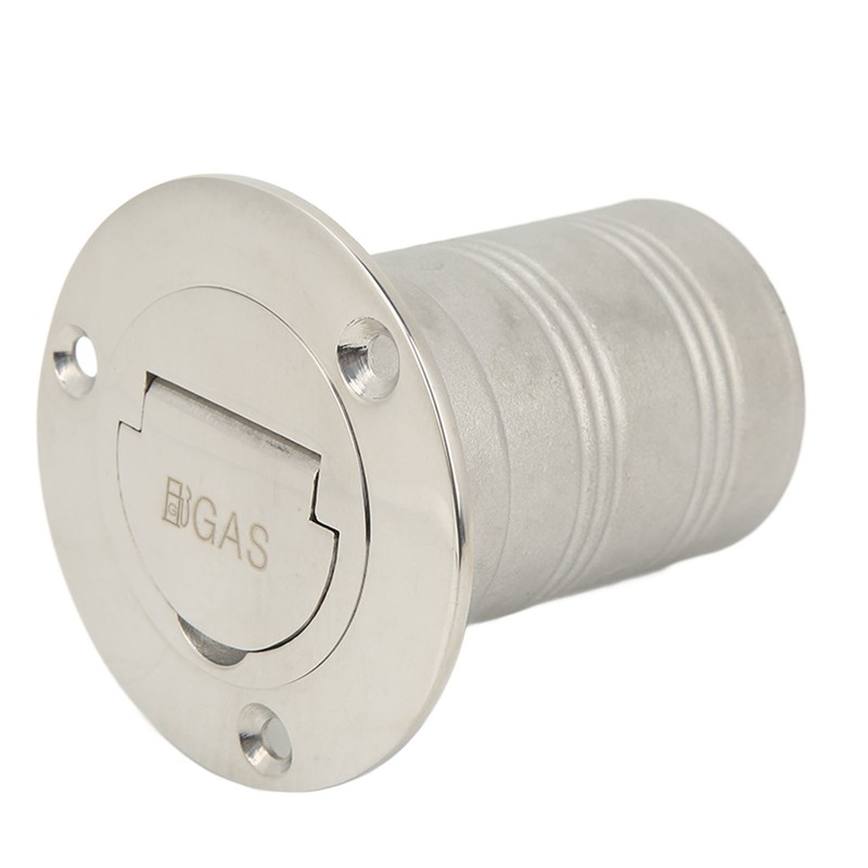 Boat Filler Right Angle Clamshell 316 Stainless Steel Hardware for