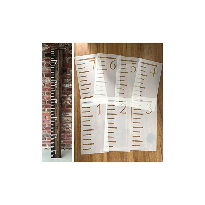 Onwon 7 Feet Growth Chart Stencil Measuring Kids Height Growth