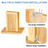 sourcing map 180 Degree Pivot Door Hinge, Stainless Steel Heavy