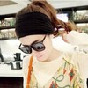 Korean Style Women's Ultra-Wide Sports Headband for Beauty, Face Washing & Makeup One Size/Dark Green 15ea