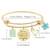 10th Birthday Gifts for Girls Charm Gold Birthday Bracelets Inspirational