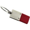 Au-TOMOTIVE GOLD Duo Rectangular Leather Key Chain for Mopar (Red)
