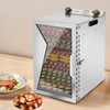Food Dehydrator Machine, Commercial Food Dryer 18 Stainless Steel Trays,
