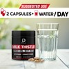 7000mg Milk Thistle Capsules - 5in1 with Dandelion, Beet Root,