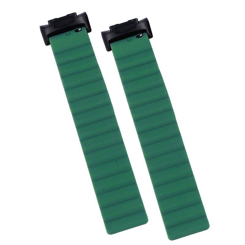 2pcs Watch Bands Professional Silicone Strap Strong Magnetic Snap Replacement
