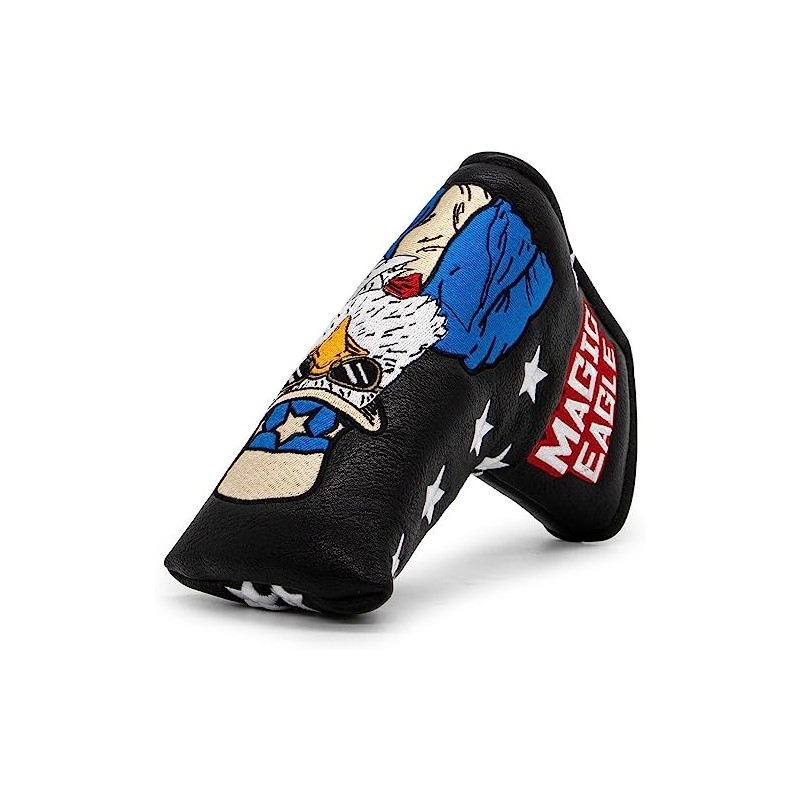 Magic Eagle Golf Putter Headcover Magnetic Closure Golf Blade Putter