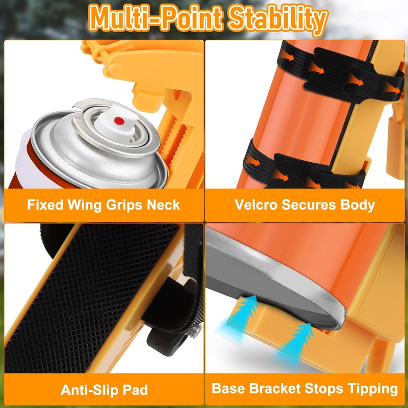 WODHMIEY Spray Can Extension Pole Adapter for 9.0-13.6in Aerosol Cans,