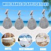 Pack of 12 Tablecloth Weights Made of Natural Stone, Tablecloth