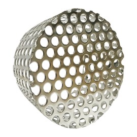 PVC Termination Mesh Vent Cover, Furnace&Roof Vent Cap, OD 2.4in to 2.98in Multihole Vent Mesh for 2.5in to 2.98in ID Pipe, Stainless Steel Conical Vent Mesh, Used for Keep Birds and Leaves Debris Out