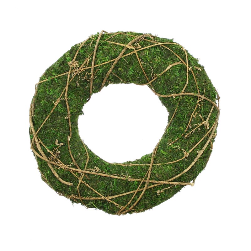 Moss Wreath, Decorative Wreath, Door Wreath, Advent Wreath Approx. Diameter
