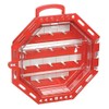 Condor Group Lockout Box 42 Padlocks Red 13in.H