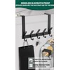 MIVITOOM Over Door Hooks, Over Door Towel Rack with 5