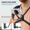 Neewer Magnetic Neck Holder for Action, Hands Free Neck Mount